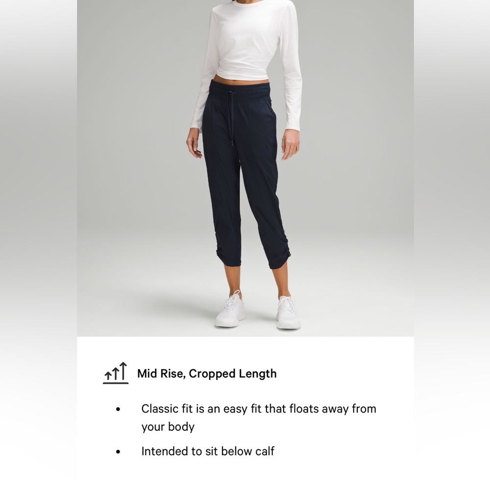 Dance Studio Mid-Rise Cropped Pant